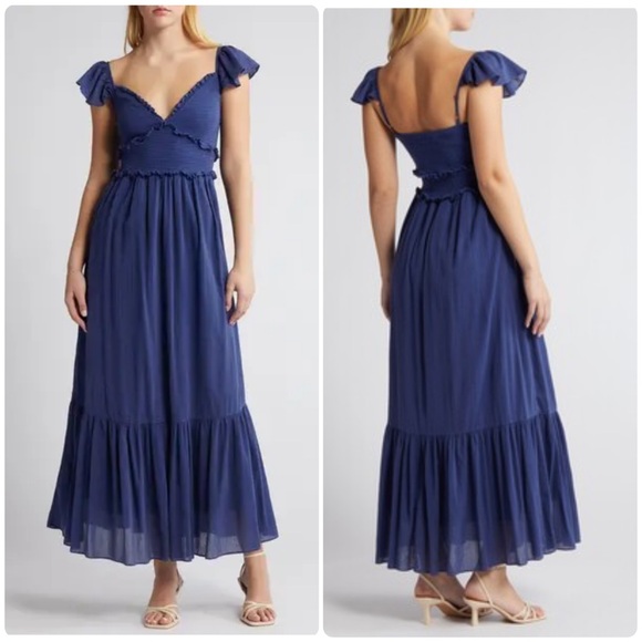 Love Shack Fancy Katina Cotton Maxi Dress